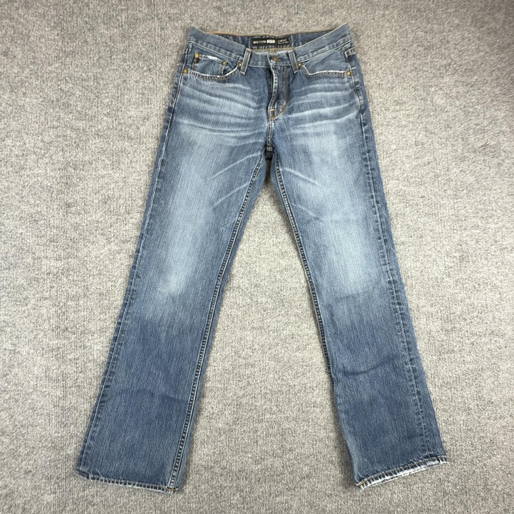 Big Star Pioneer Jeans Mens 30x30 Medium Wash Blue Regular Boot Denim Pants